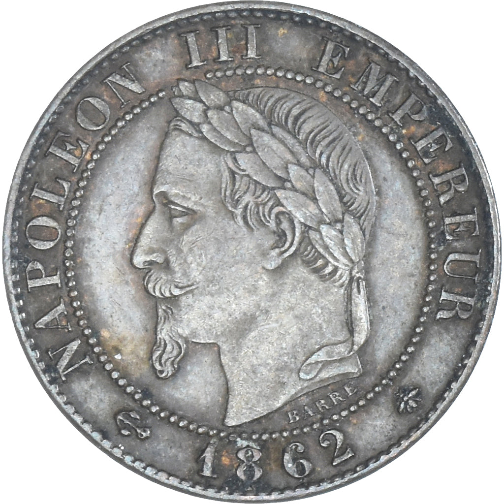 Monnaie, France, Napoleon III, Centime, 1862, Paris, TTB+, Bronze, Gadoury:87
