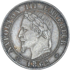 Monnaie, France, Napoleon III, Centime, 1862, Paris, TTB+, Bronze, Gadoury:87