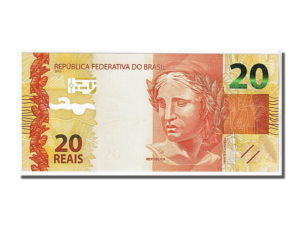 Billete, 20 Reais, 2010, Brasil, KM:254, UNC