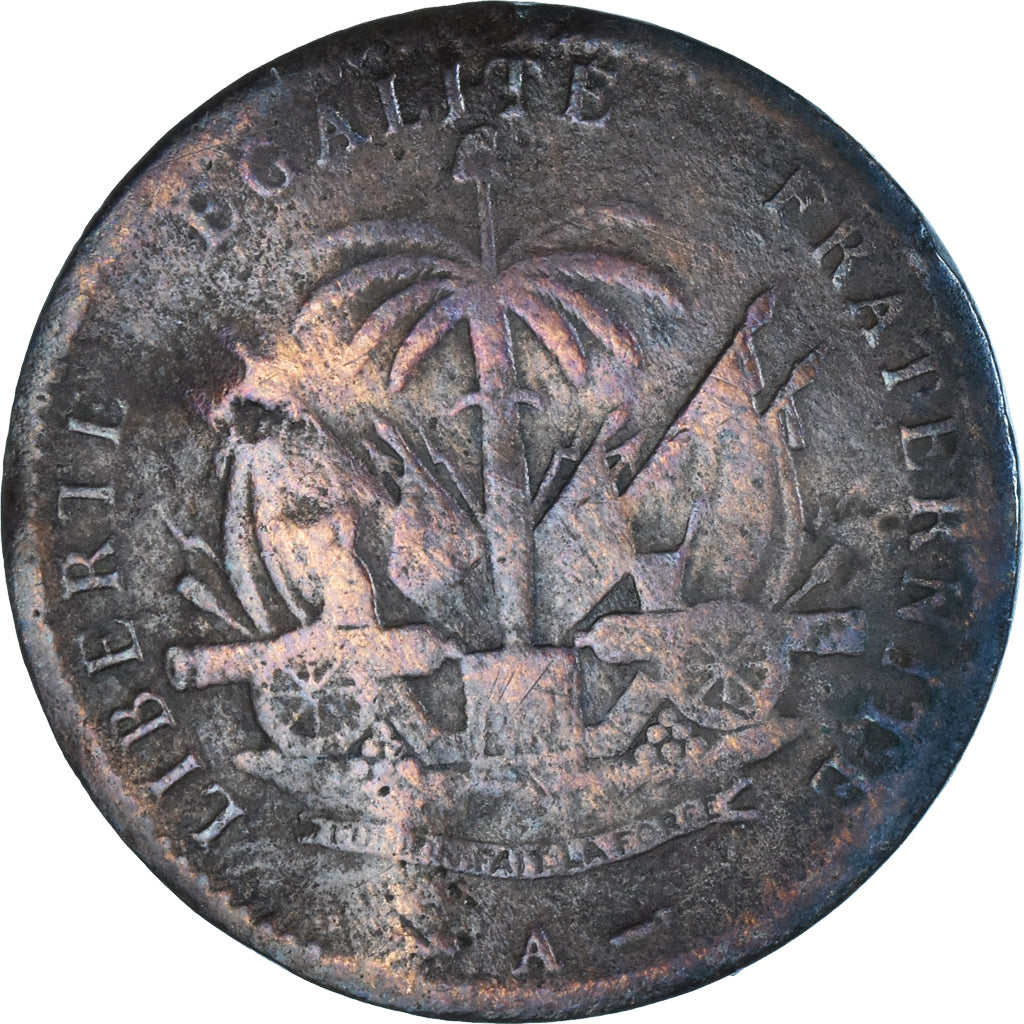 Coin, Haiti, Centime, 1895, Paris, VF(30-35), Bronze, KM:48