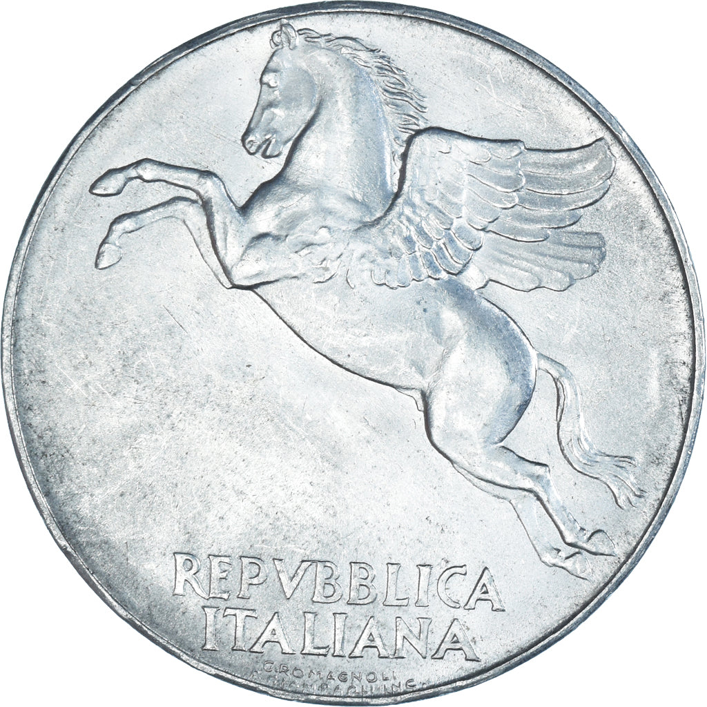 Monnaie, Italie, 10 Lire, 1950, Rome, TTB+, Aluminium, KM:90