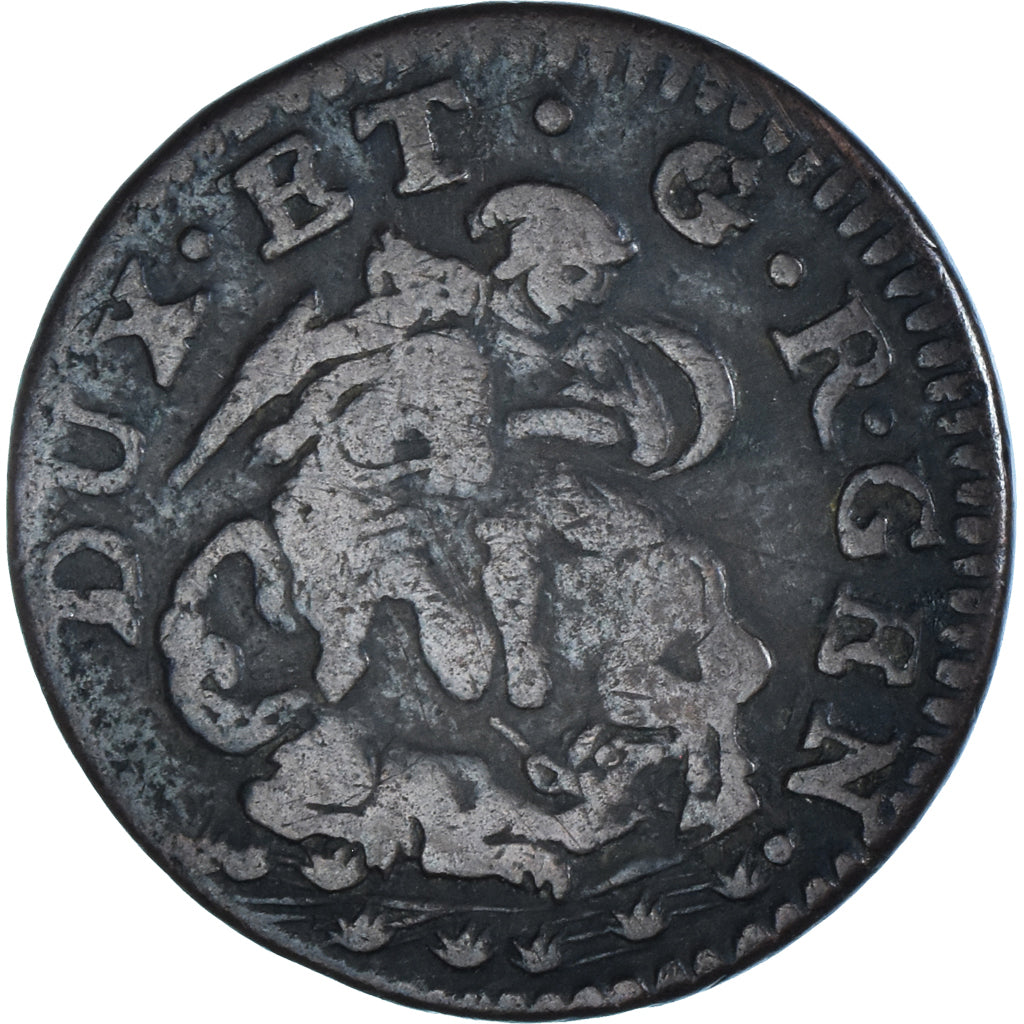 Monnaie, États italiens, GENOA, 5 Soldi, 1792, Gênes, TB+, Billon