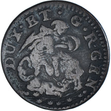 Monnaie, États italiens, GENOA, 5 Soldi, 1792, Gênes, TB+, Billon
