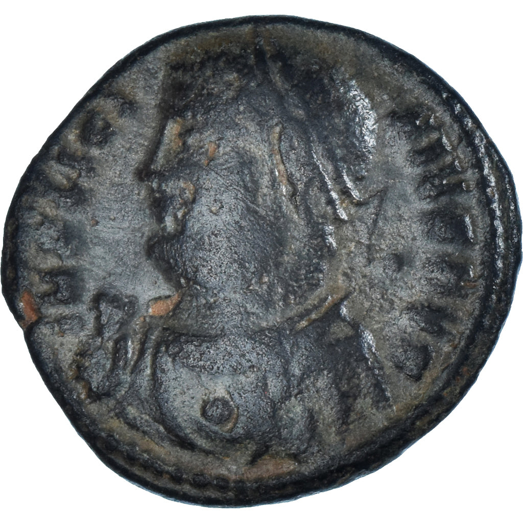 Moneta, Licinius I, Follis, 317-320, Kyzikos, VF(30-35), Brązowy, RIC:9
