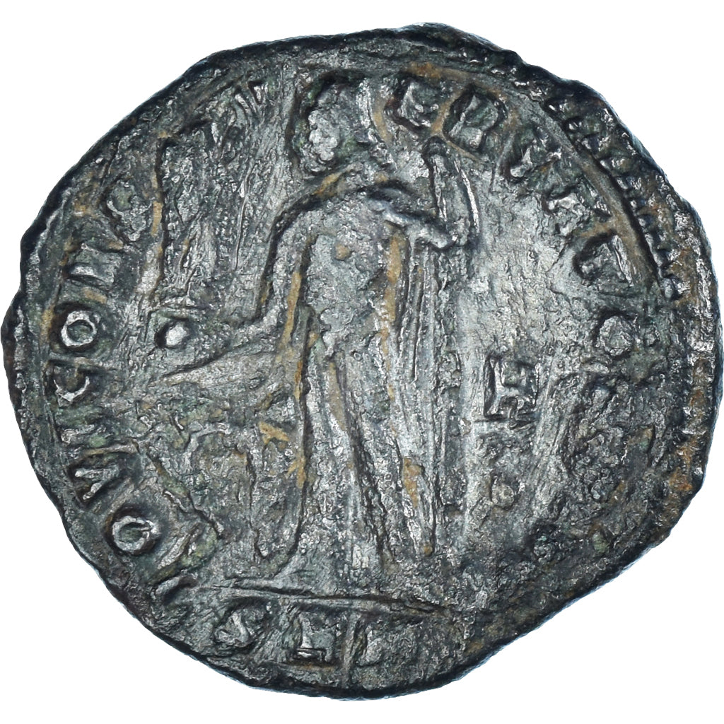 Moneta, Licinius I, Follis, 317-320, Kyzikos, VF(20-25), Brązowy, RIC:2