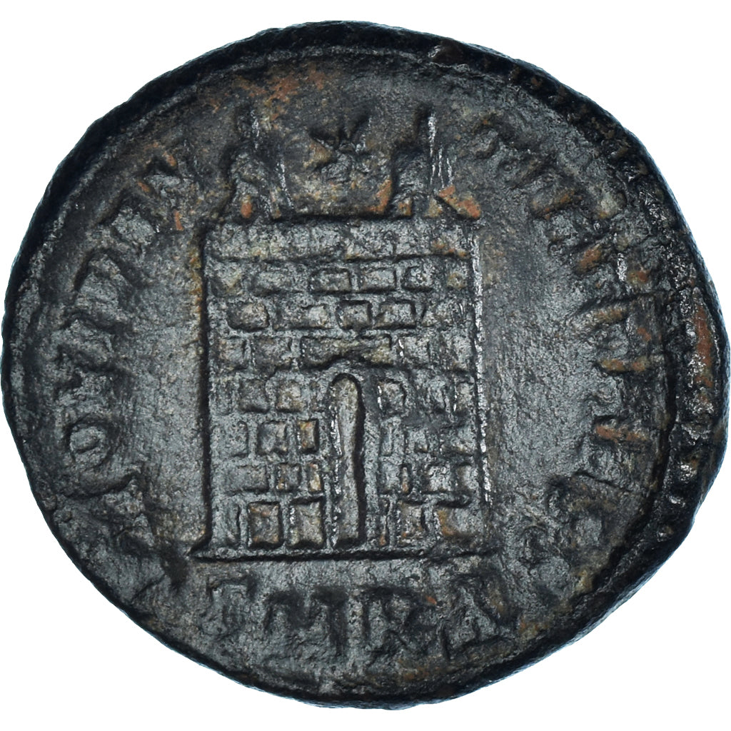 Moneta, Constantius II, Follis, 325-326, Kyzikos, VF(30-35), Brązowy, RIC:38