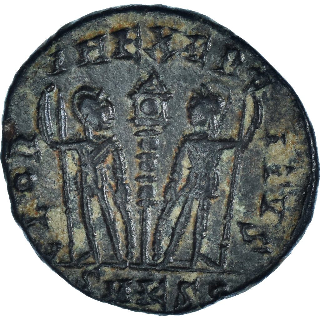 Moneta, Constantius II, Bronze Æ, 337-340, Kyzikos, EF(40-45), Brązowy, RIC:21