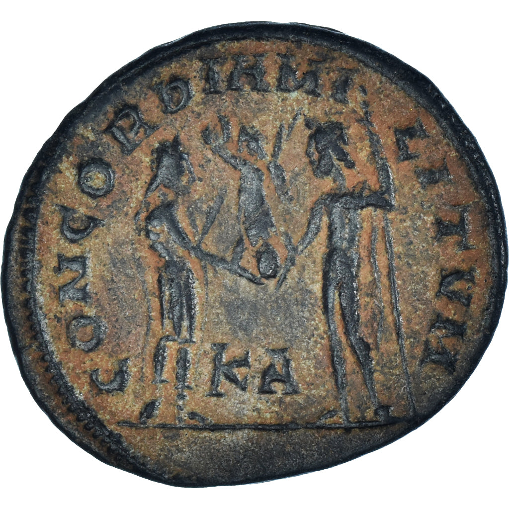 Moneta, Galerius, Fraction Æ, 295-299, Kyzikos, MB+, Bronzo, RIC:19b