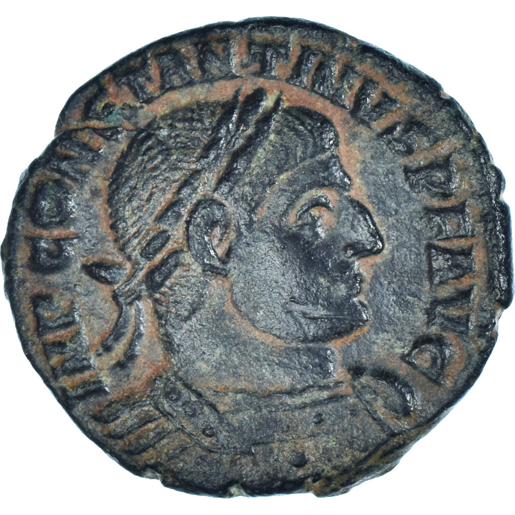 Moneta, Constantine I, Follis, 317, Arles, BB, Bronzo, RIC:139