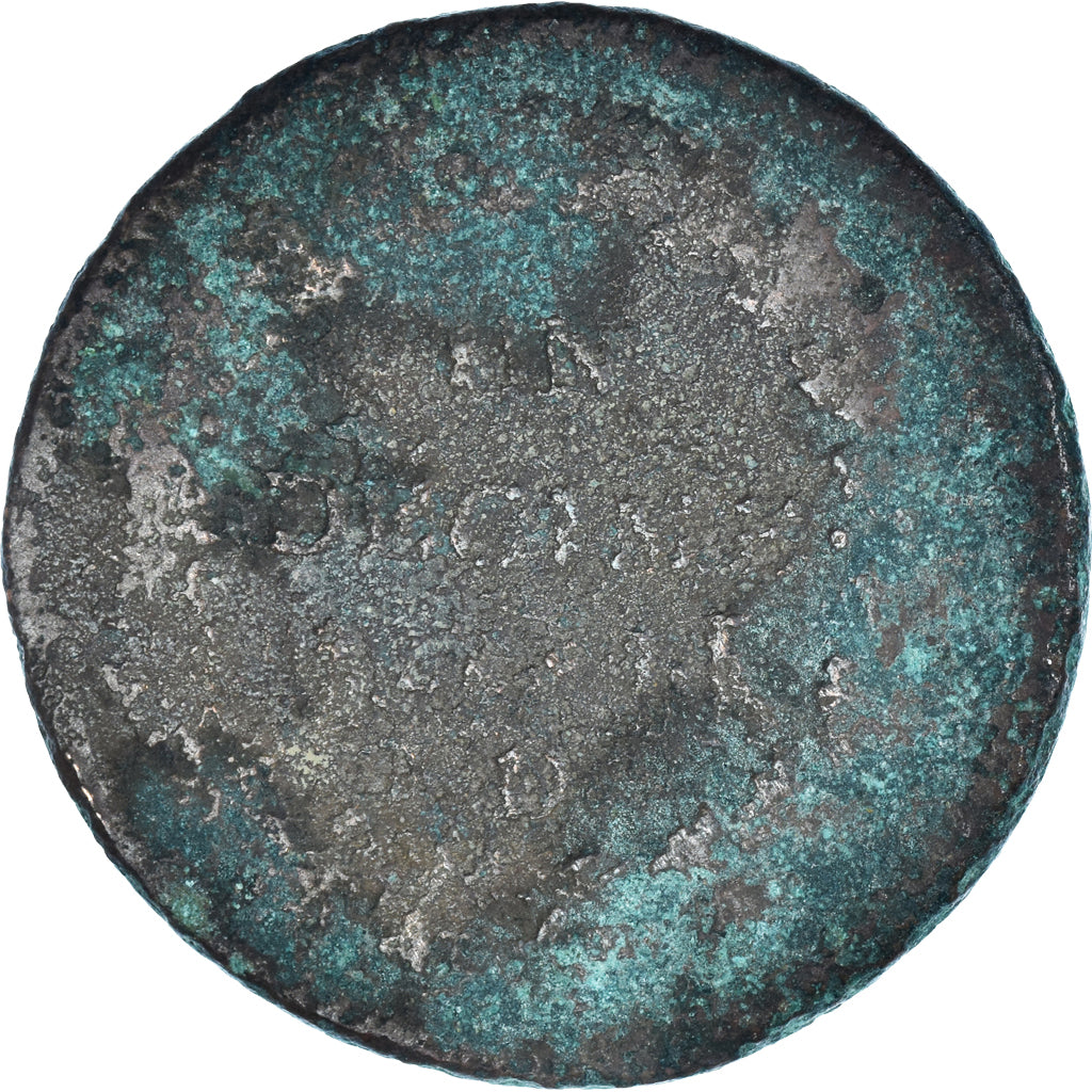 Moneda, Francia, Dupré, 10 Centimes, Lyon, RC, Cobre