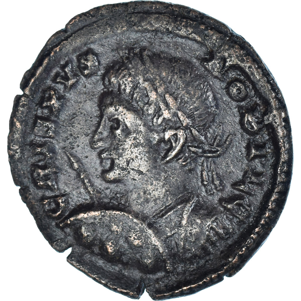 Coin, Crispus, Follis, 322-323, London, AU(55-58), Bronze, RIC:250