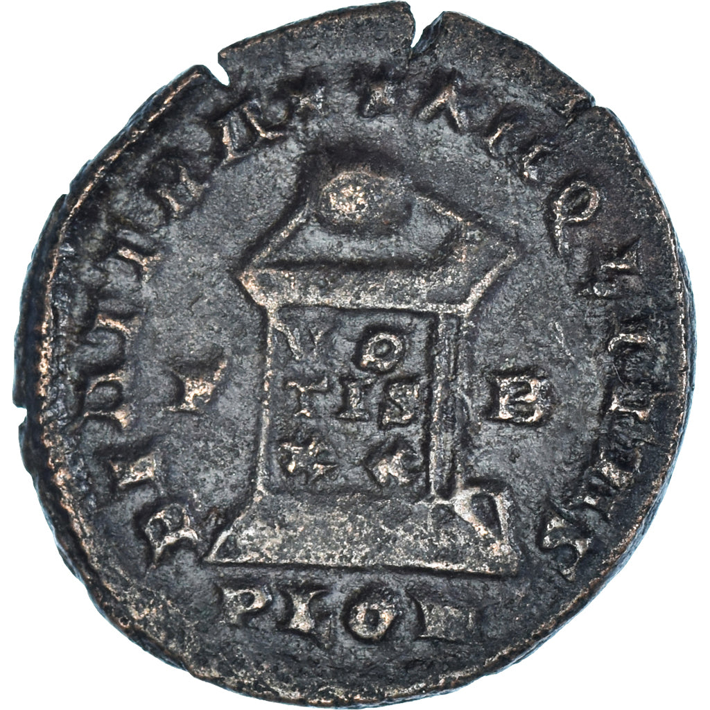 Coin, Crispus, Follis, 322-323, London, AU(55-58), Bronze, RIC:250