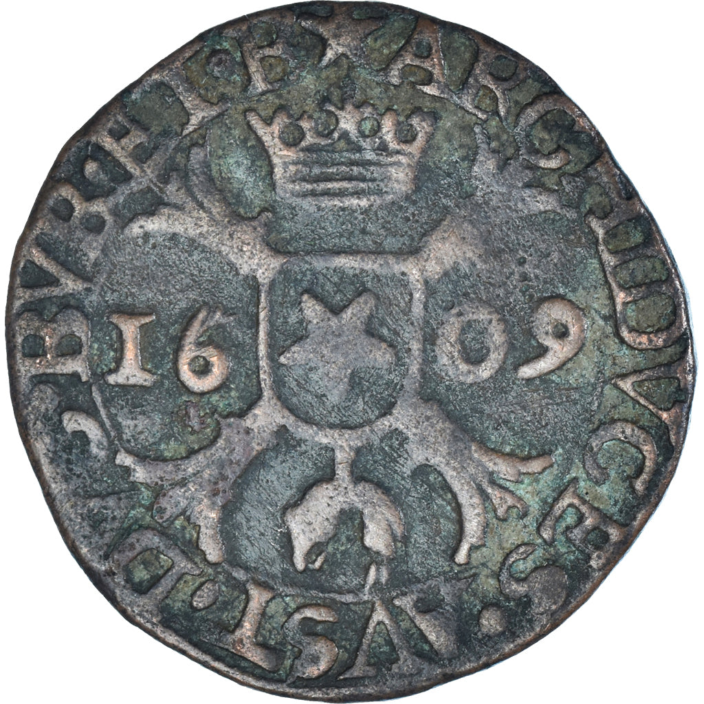 Monnaie, Pays-Bas espagnols, Albert & Isabelle, Liard, 1609, Maastricht, TB+