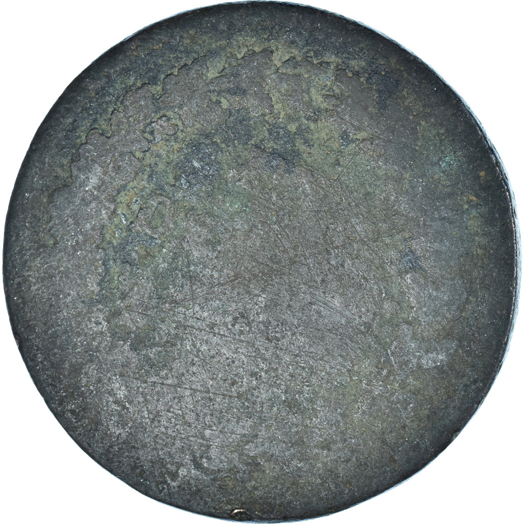 Moeda, França, Dupré, Decime, F(12-15), Bronze, Gadoury:187