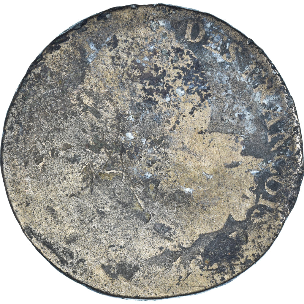 Moneta, Francia, Louis XVI, 2 sols François, B, Rame