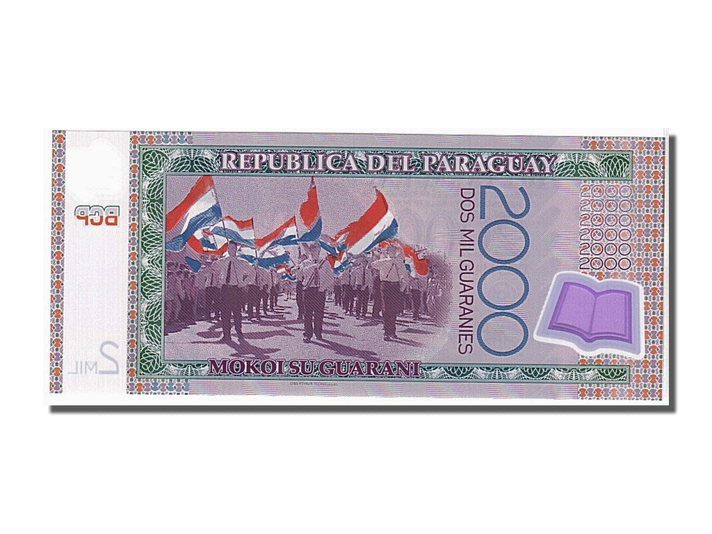 Paraguay, 2000 Guaranies, 2008, KM:228a, FDS