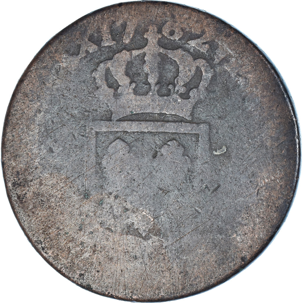 Moeda, França, Louis XVI, Sol, 1782, F(12-15), Cobre, Gadoury:350