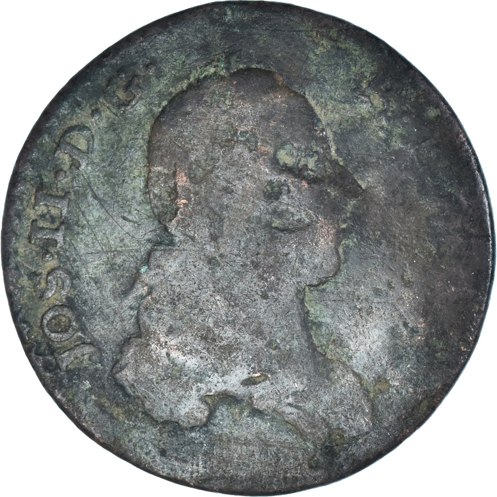 Moneta, Paesi Bassi austriaci, Joseph II, 2 Liards, 2 Oorden, Brussels, B+, Rame