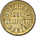 France, publicity token, Albert Brichaut, photographe, TTB+, paper-brass