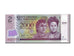 Banknot, Paragwaj, 2000 Guaranies, 2008, KM:228a, UNC(65-70)