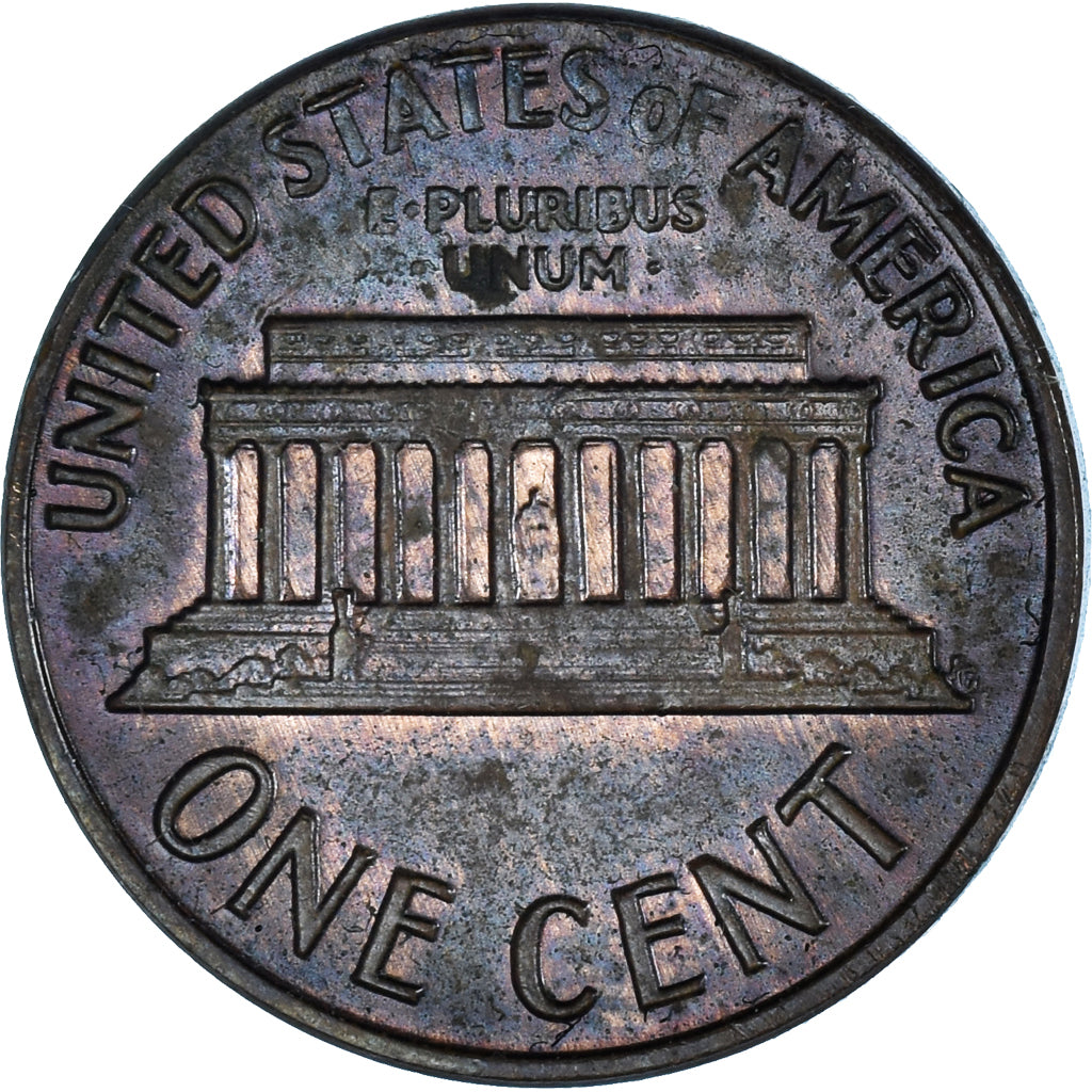 Coin, United States, Lincoln Cent, Cent, 1972, U.S. Mint, Denver, AU(55-58)