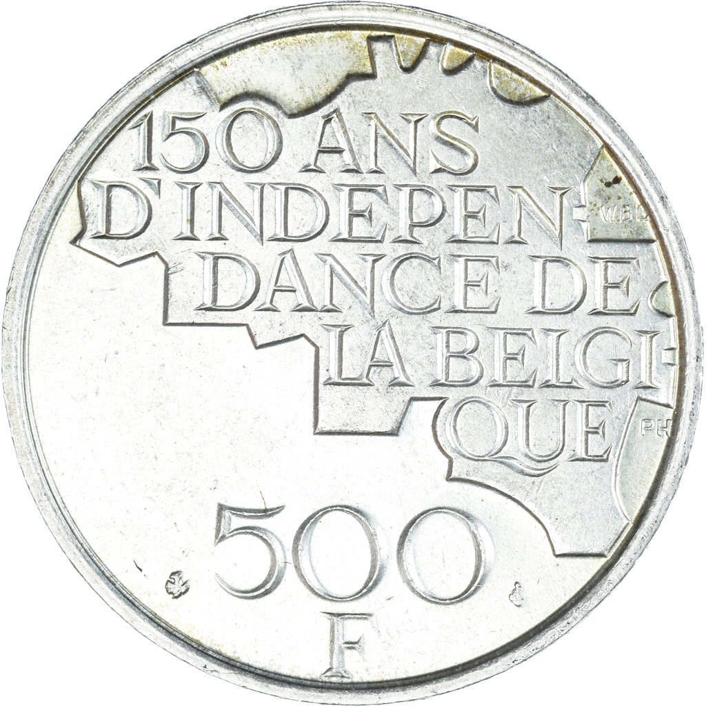 Coin, Belgium, Baudouin I, 500 Francs, 500 Frank, 1980, Brussels, AU(55-58)