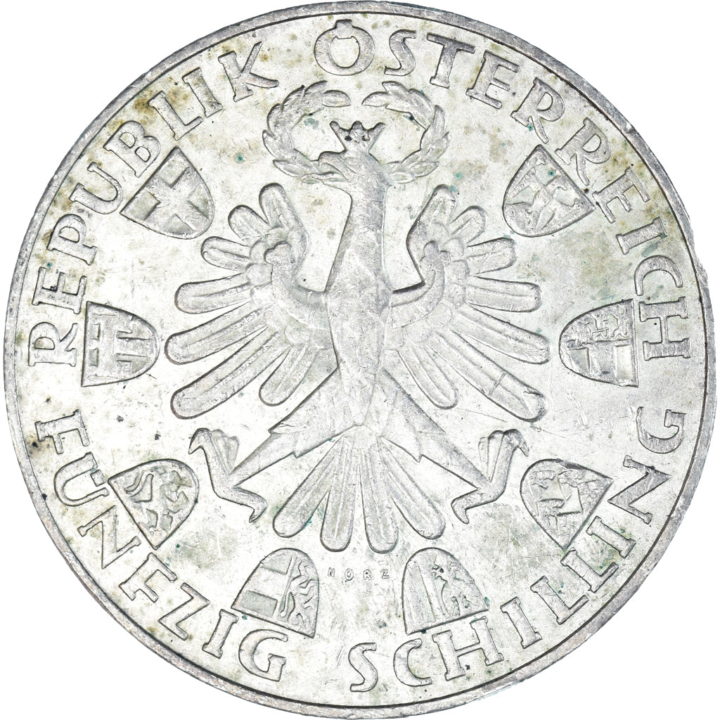 Monnaie, Autriche, 50 Schilling, 1959, Vienna, TTB, Argent, KM:2888