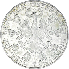 Monnaie, Autriche, 50 Schilling, 1959, Vienna, TTB, Argent, KM:2888