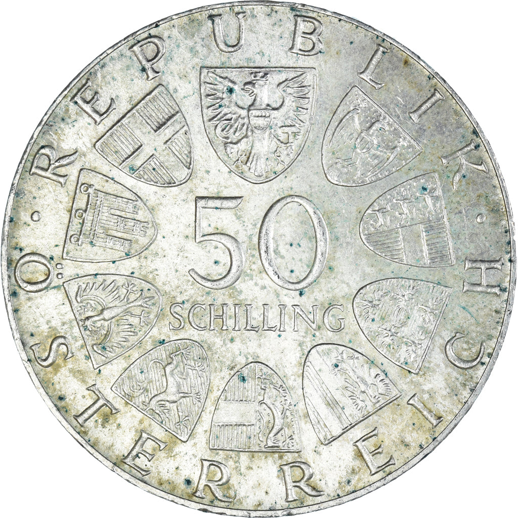 Moneta, Austria, 50 Schilling, 1974, Vienna, BB+, Argento, KM:2920