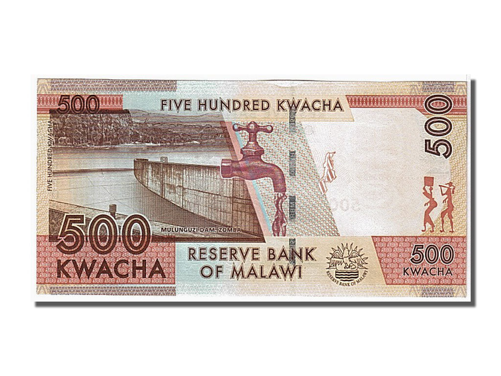 Banknote, Malawi, 500 Kwacha, 2012, KM:61, UNC(65-70)