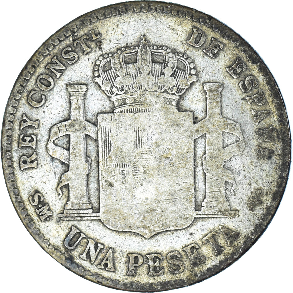 Monnaie, Espagne, Alfonso XIII, Peseta, 1903, Madrid, TB+, Argent, KM:721