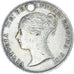Moneta, Gran Bretagna, Victoria, 3 Pence, 1866, British Royal Mint, Holed, BB+