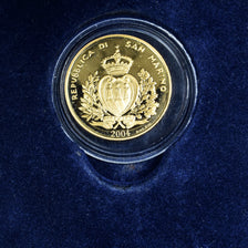 Moneda, San Marino, Fibula Gotica, 2 Scudi, 2004, Rome, FDC, Oro, KM:464