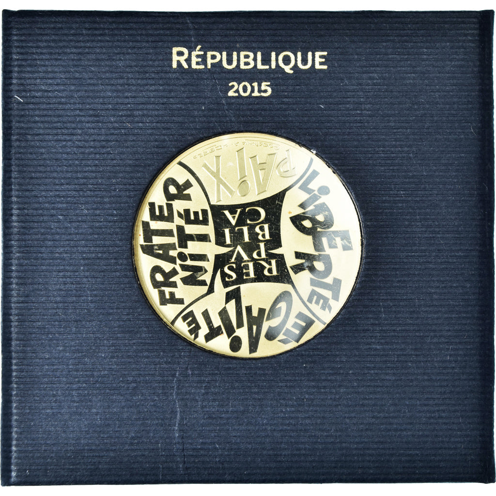 France, 500 Euro, Astérix - RESPVBLICA, 2015, Monnaie de Paris, MS(65-70), Gold