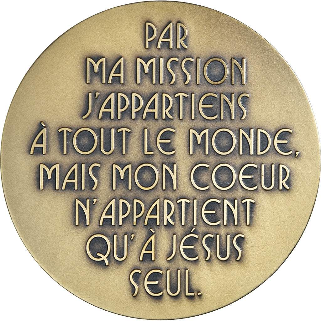 França, medalha, Mère Térésa · 1910-1997, 1997, J. Balme, MS(65-70), Bronze