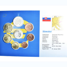 Slovacchia, 1 Cent to 2 Euro, 2009, Kremnica, euro set, FDC, N.C.