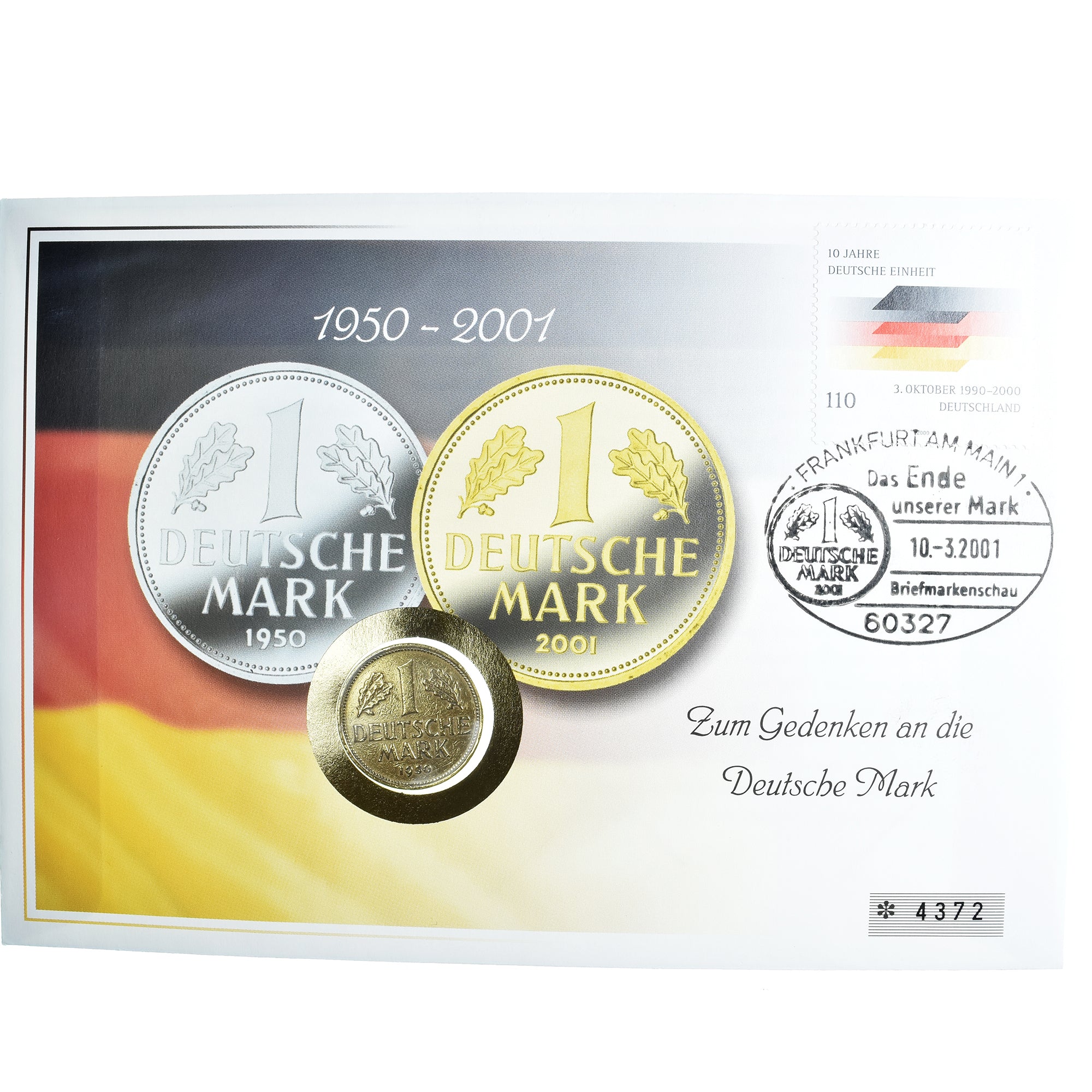Monnaie, Allemagne, 50 years of the Deutsche Mark, 1 Deutsche Mark, 1950