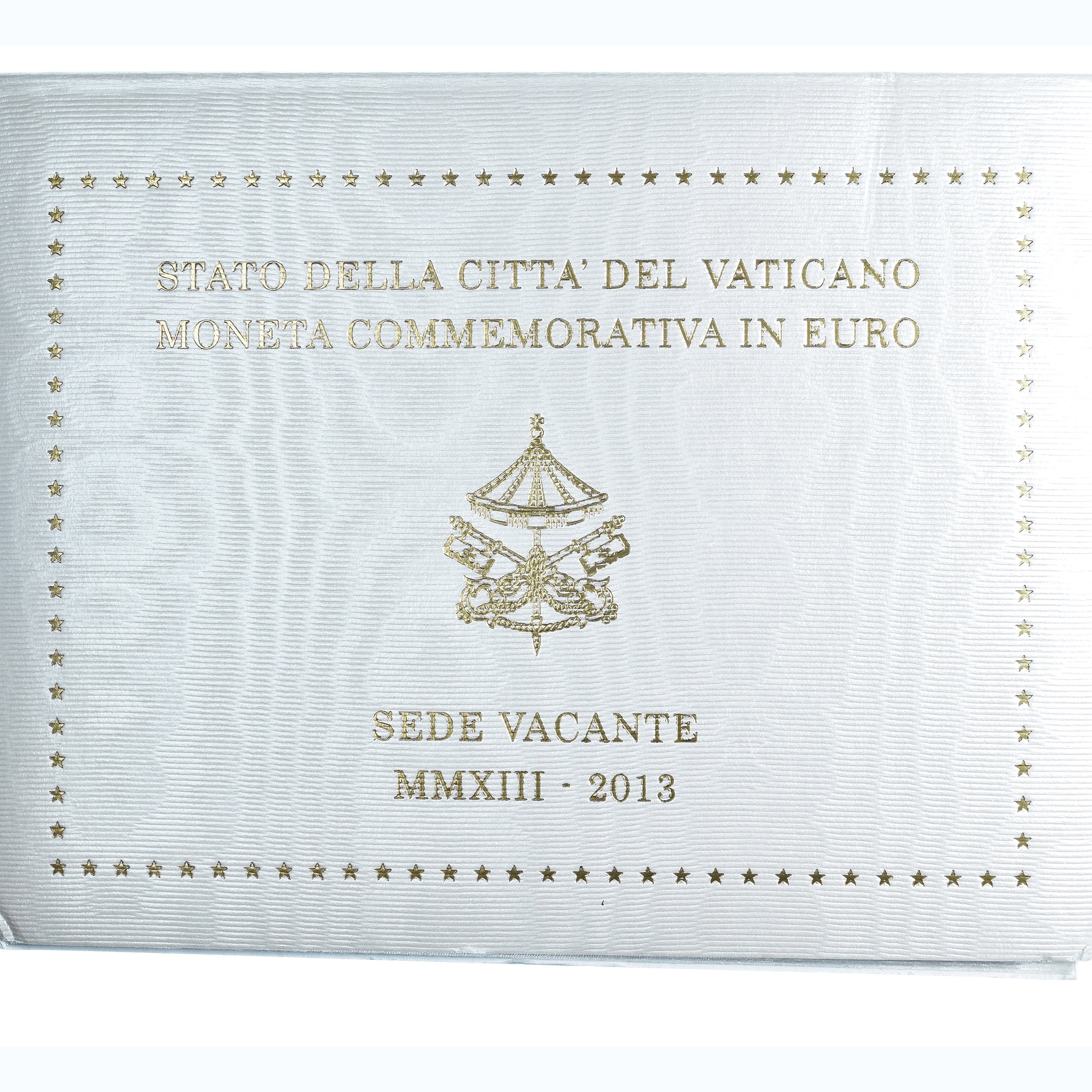Vatican, Sede Vacante, 2 Euro, 2013, Rome, MS(65-70), Bi-Metallic