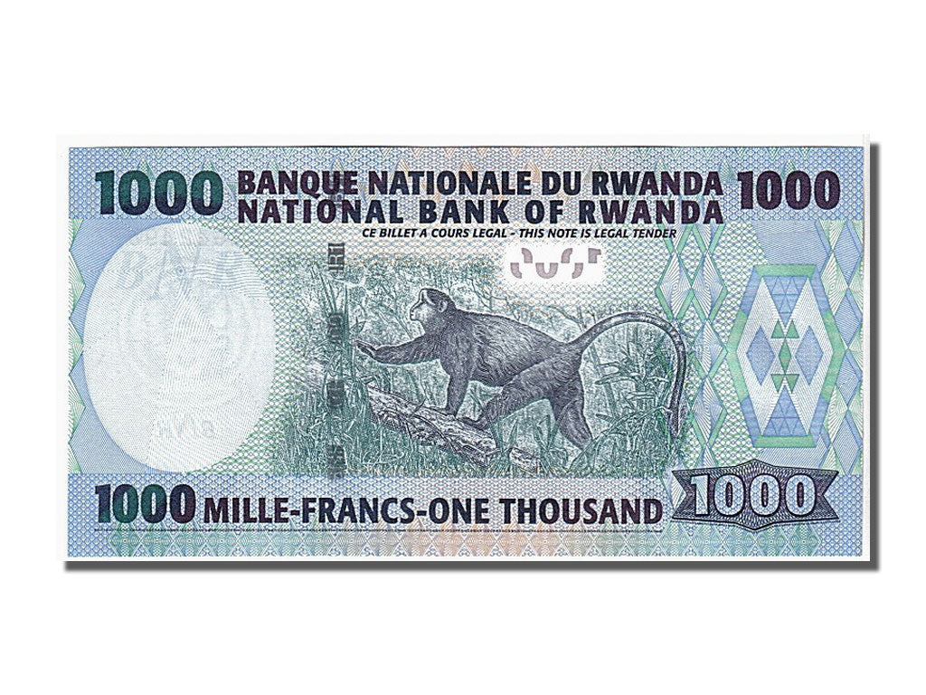 Banknot, Ruanda, 1000 Francs, 2008, KM:31b, UNC(65-70)