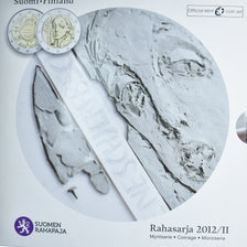 Finlandia, 1 Cent to 2 Euro, euro set - Helene Schjerfbeck, 2012, Mint of