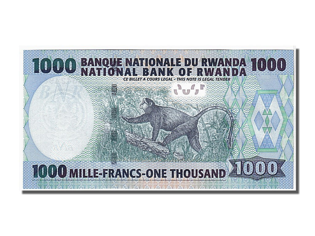 Geldschein, Ruanda, 1000 Francs, 2008, KM:31b, UNZ