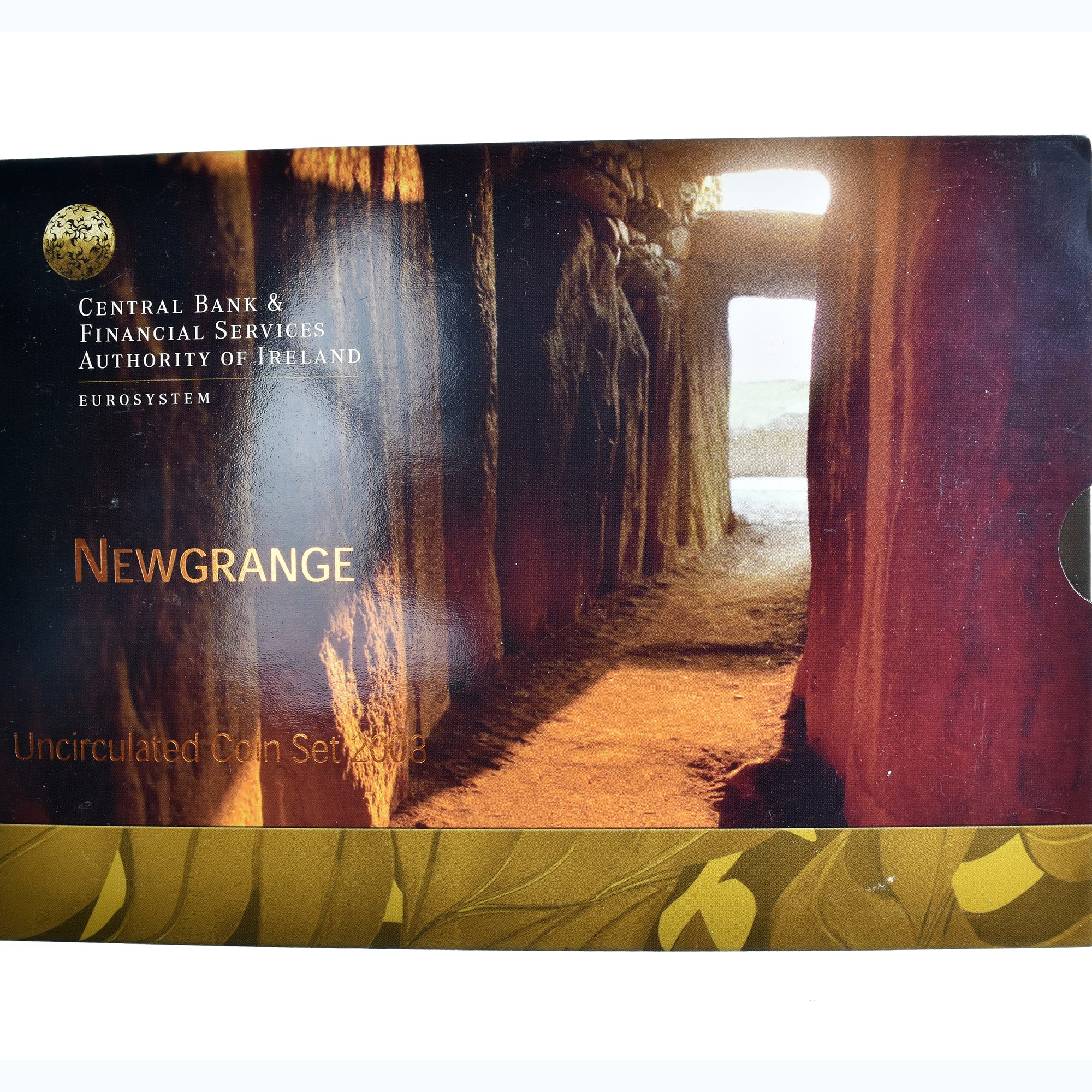 Irlandia, 1 Cent to 2 Euro, euro set - Newgrange, 2008, BU, MS(65-70), ND