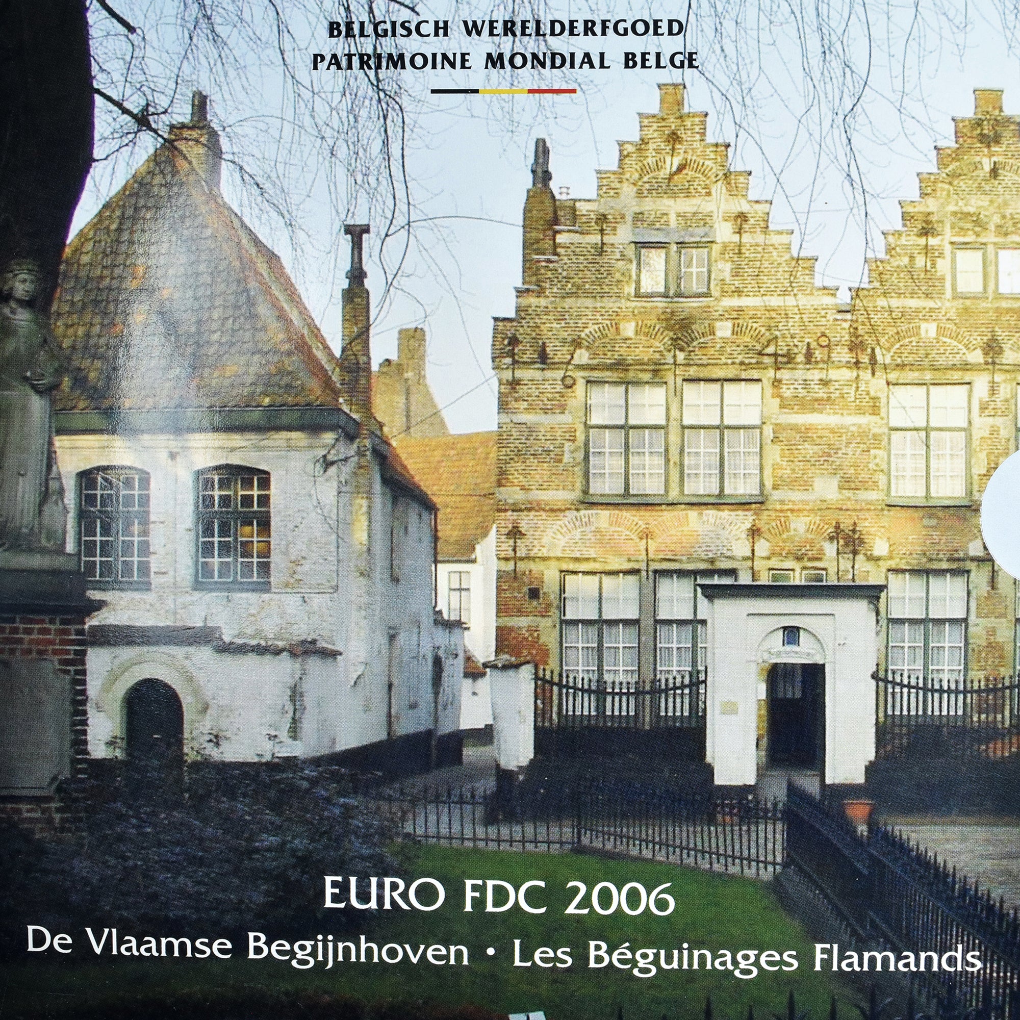 Belgien, 1 Cent to 2 Euro, euro set - Les Béguinages Flamands, 2006, Royal