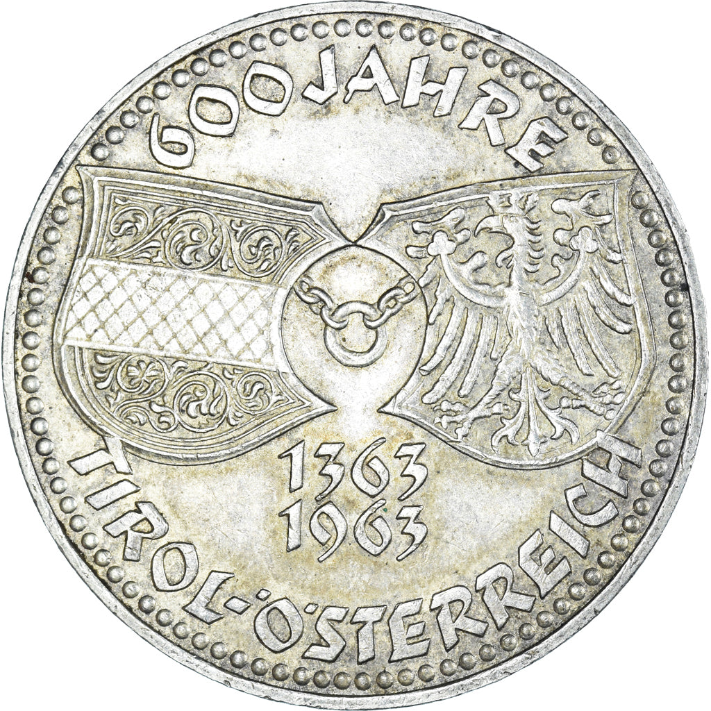 Moneta, Austria, Tirol - Österreich, 50 Schilling, 1963, Vienna, SPL-, Argento