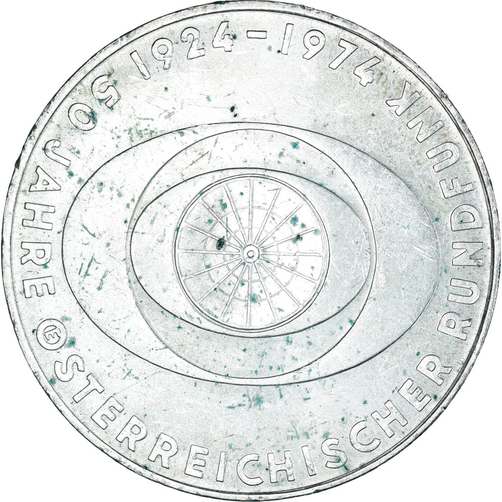 Moneta, Austria, Austrian Broadcasting, 50 Schilling, 1974, Vienna, AU(55-58)