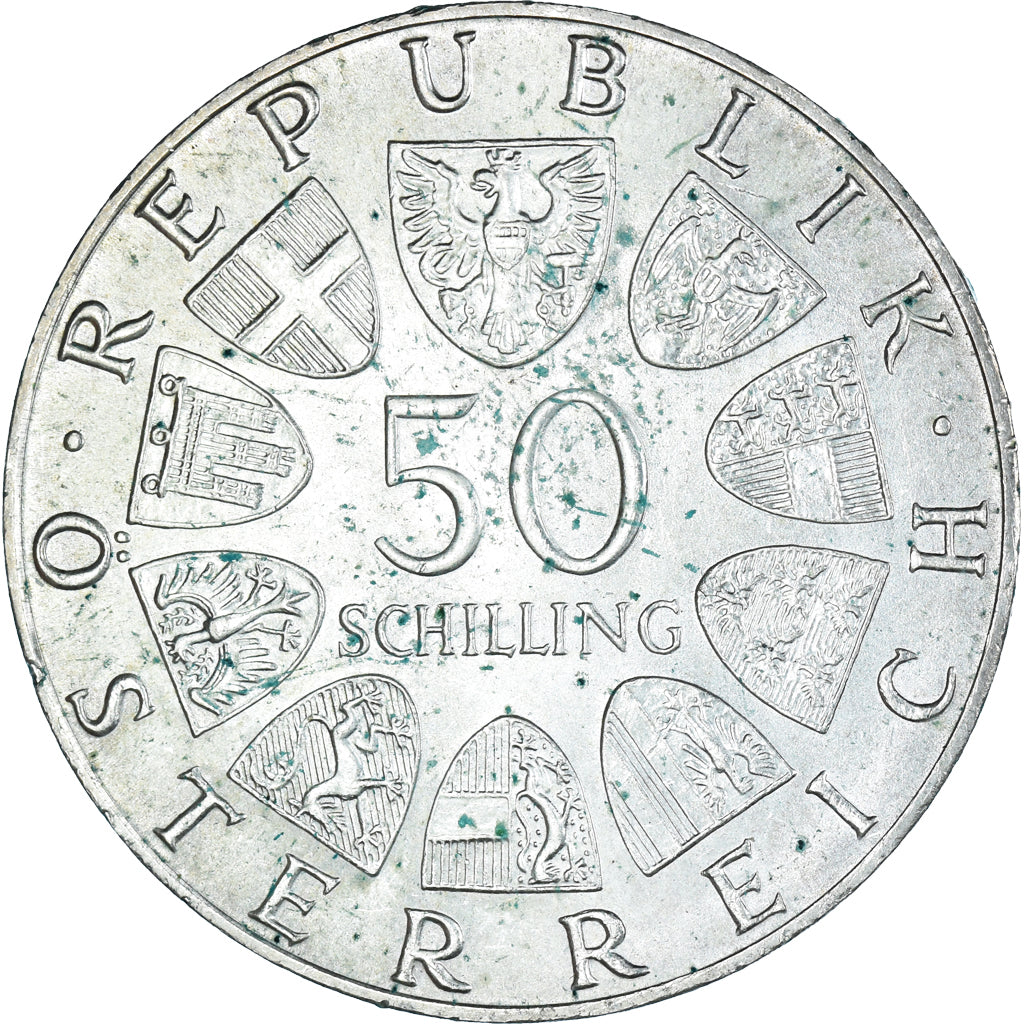 Moneta, Austria, Austrian Broadcasting, 50 Schilling, 1974, Vienna, AU(55-58)
