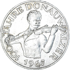 Moneda, Austria, Blue Danube Waltz, 50 Schilling, 1967, Vienna, EBC, Plata