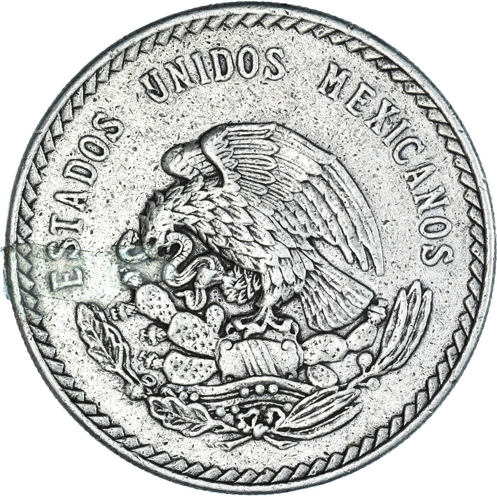 Moneda, México, 5 Pesos, 1948, Mexico City, MBC, Plata, KM:465