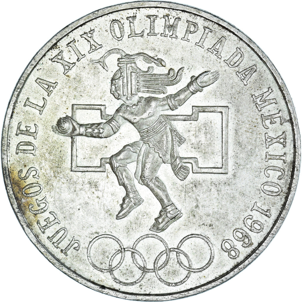 Moneda, México, Summer Olympics - Mexico, 25 Pesos, 1968, Mexico, MBC+, Plata