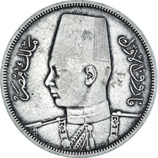 Münze, Ägypten, Farouk, 10 Piastres, 1937/AH1356, British Royal Mint, SS